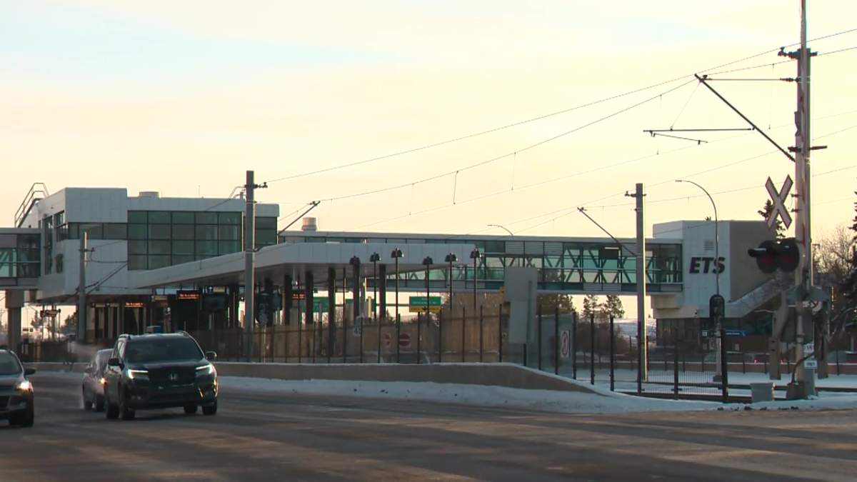 File: Edmonton Transit Service's Southgate LRT Station on Tuesday, February 9, 2021.