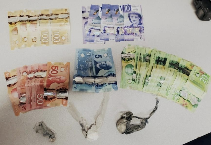Police in Lindsay seized fentanyl and cash and arrested a teen on Sunday.