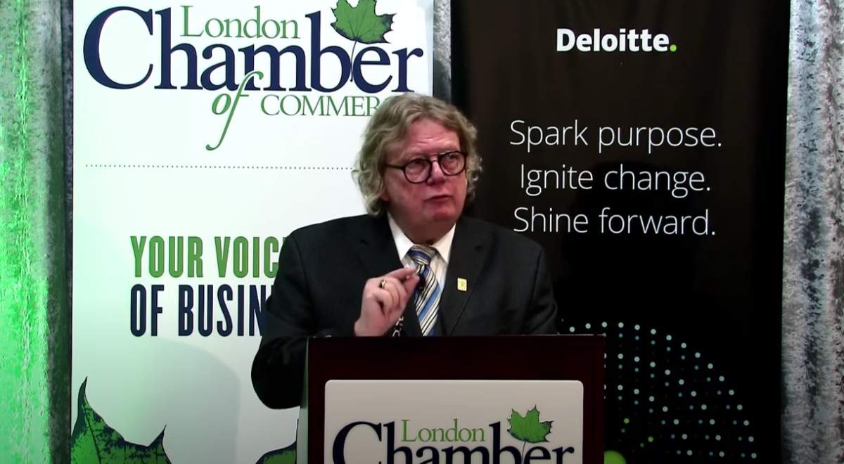 Mayor Ed Holder delivered the annual State of the City address virtually in 2021.