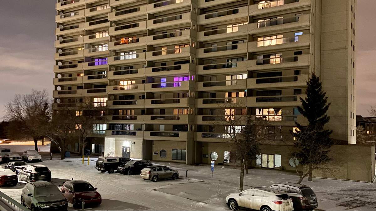The Alberta Serious Incident Response Team is investigating after a 39-year-old man fell from a balcony of the West Edmonton Village apartment building Sunday morning.