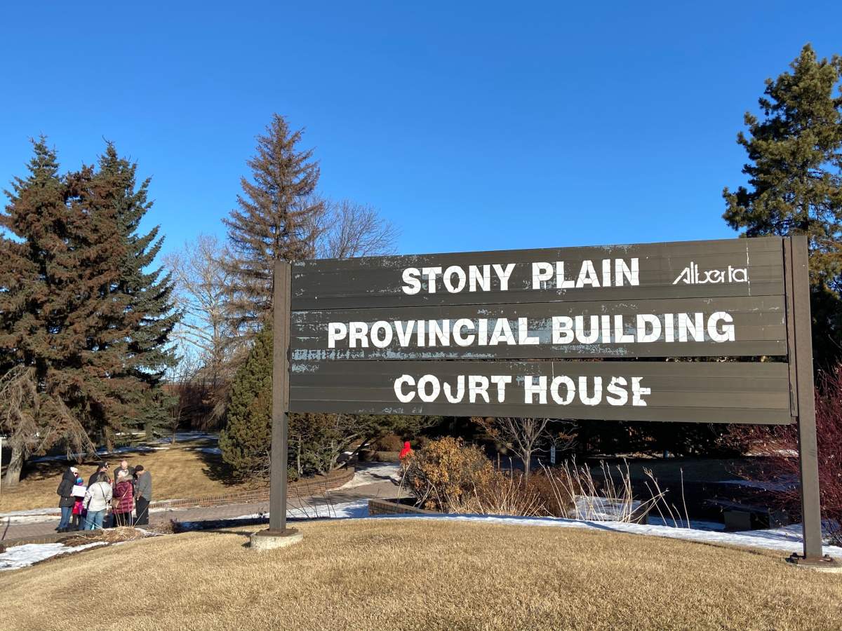 Stony Plain court