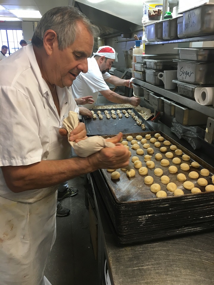 Natale Bozzo (front) is seen in an undated photo.