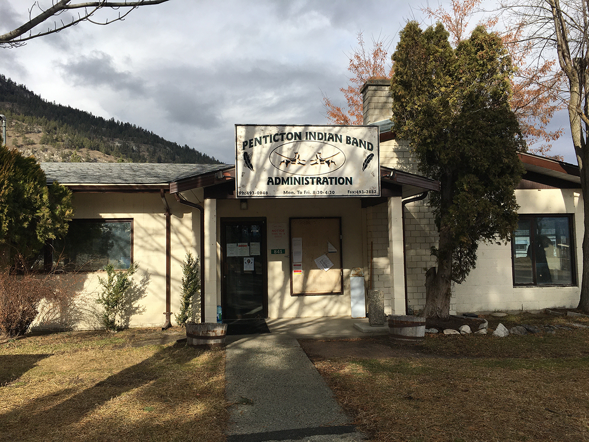 The administration building of the Penticton Indian Band.