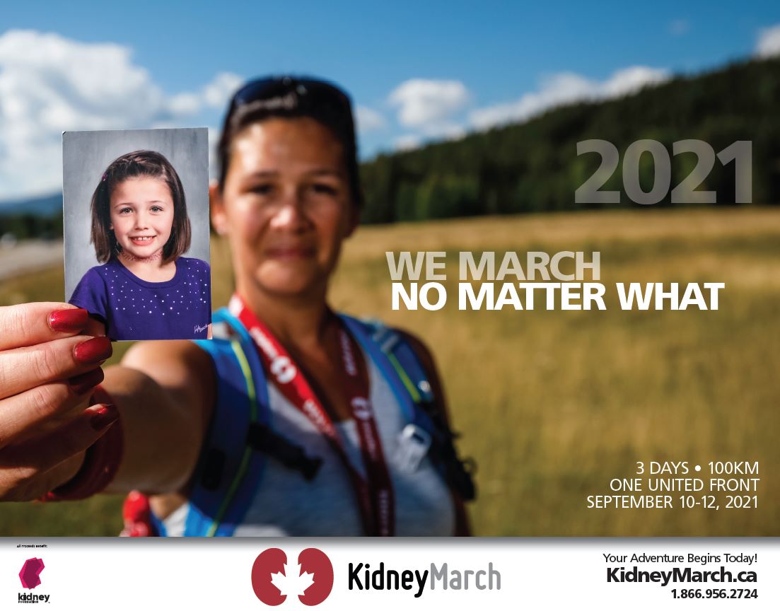 Kidney March 2021 – Supported by Global Calgary & 770 CHQR - image