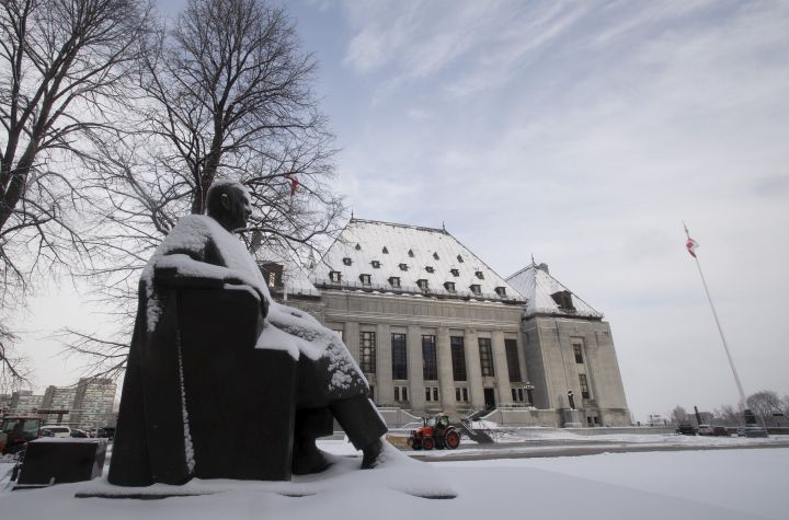 The Supreme Court of Canada is seen, Thursday January 16, 2020 in Ottawa. 