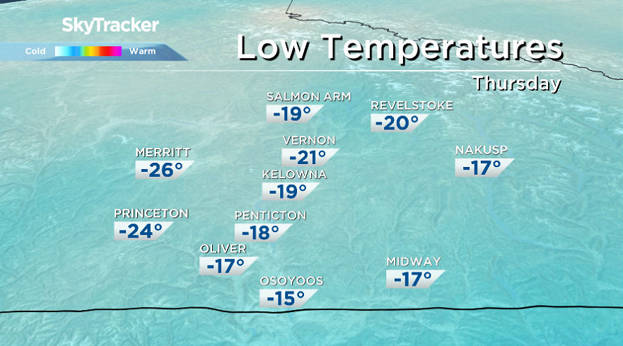 Temperatures tumble toward the -20s this week.