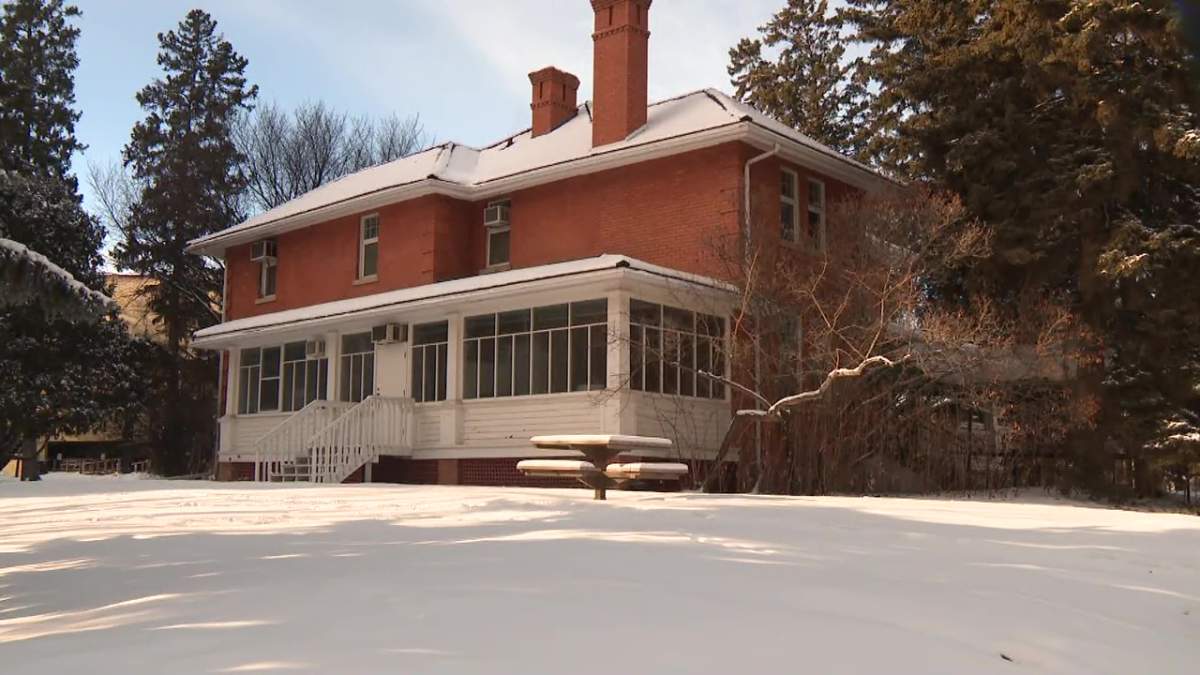 One of the historic Ring Houses on the University of Alberta campus on Tuesday, February 9, 2021.
