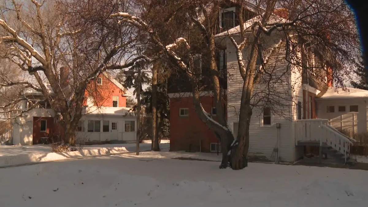 The historic Ring Houses on the University of Alberta campus on Tuesday, February 9, 2021.