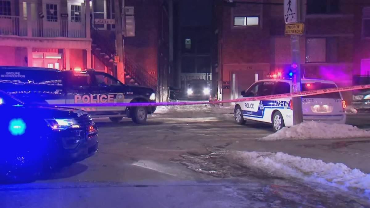 Overnight stabbing in Verdun leaves one man in critical condition Feb.,1, 2021.