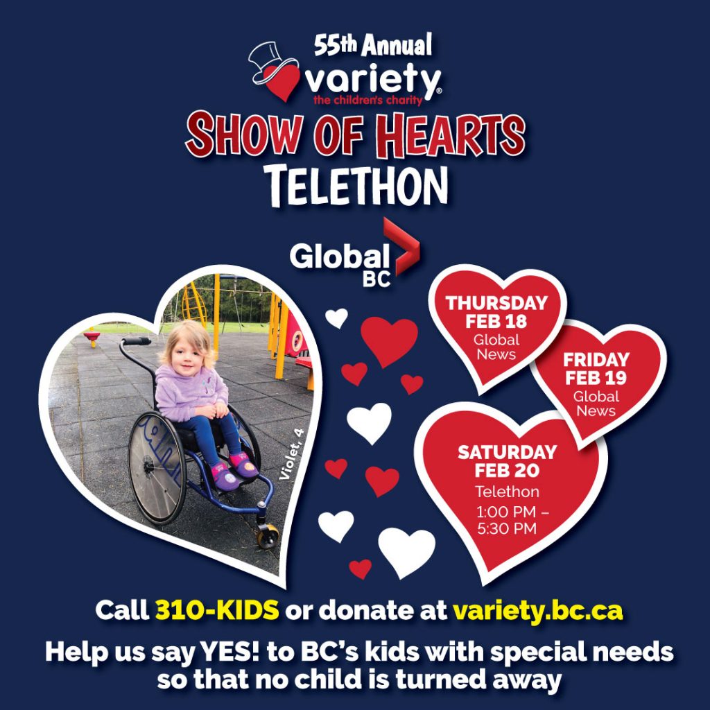 The 55th annual Variety Show of Hearts returns Saturday, Feb. 20. 