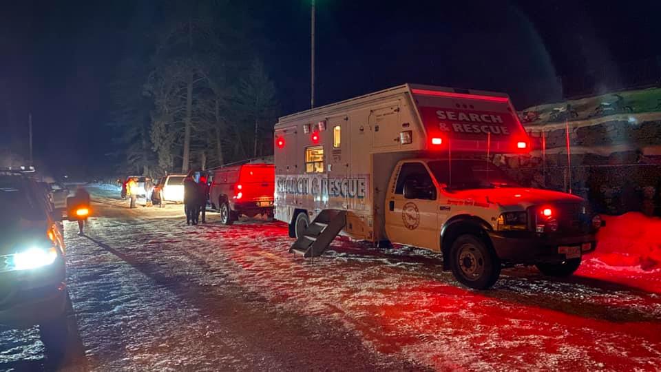 Vernon Search and Rescue said a number of teens in different vehicles had driven up the icy road to Becker Lake earlier in the day, but became hopelessly stuck at several locations. Friends and parents who then tried rescuing them became stuck as well.