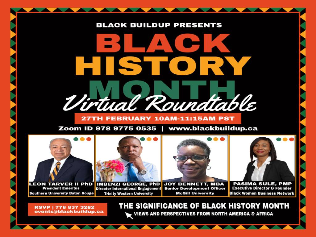 Black History Month Roundtable: Views and perspectives from North America & Africa - image