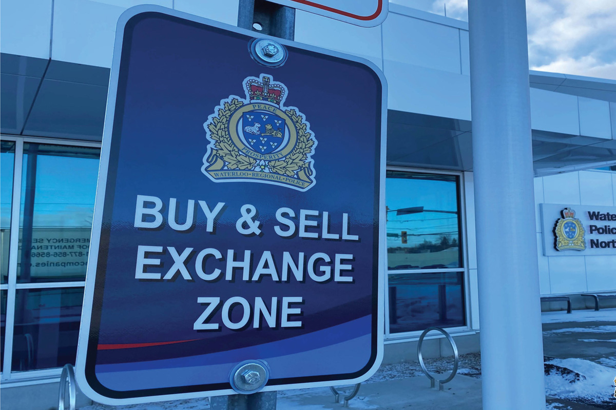 There are three Buy and Sell Exchange Zones in Waterloo Region.