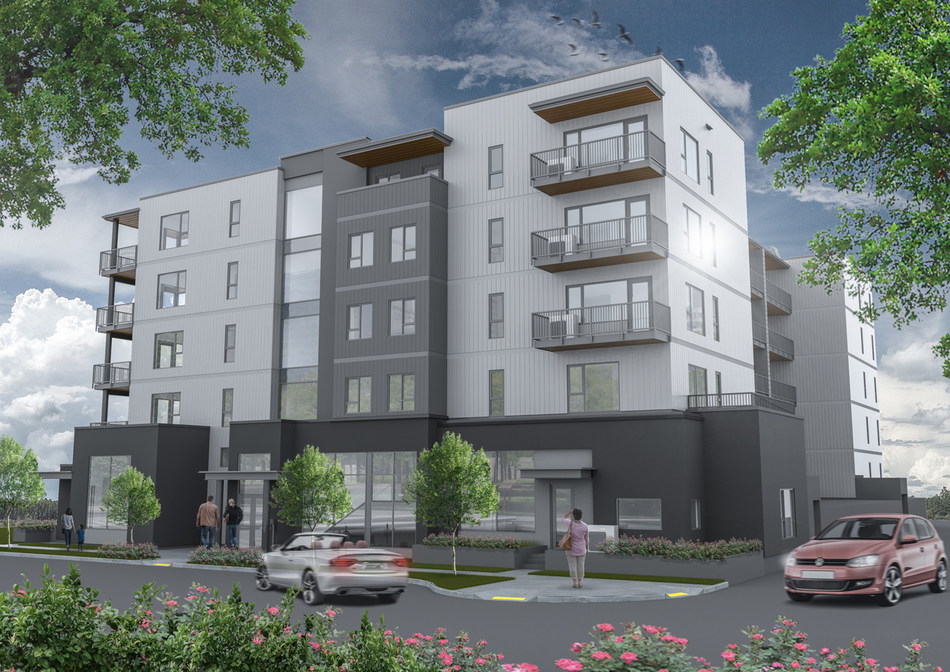 A project rendering of Hadgraft Wilson Place, which is at 555 Fuller Ave. 