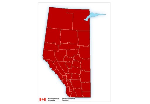 By Feb. 13, 2021, all of Alberta was under an extreme cold warning.