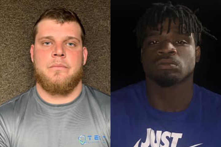 Andrew Eskine, left, and Dalvin Wilson are shown in these police photos.