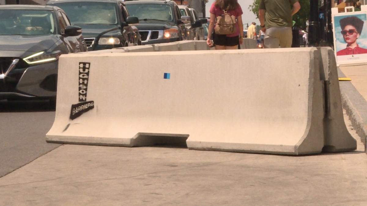 The city plans to install fewer and lower concrete barriers downtown this year to improve aesthetics while maintaining public safety.