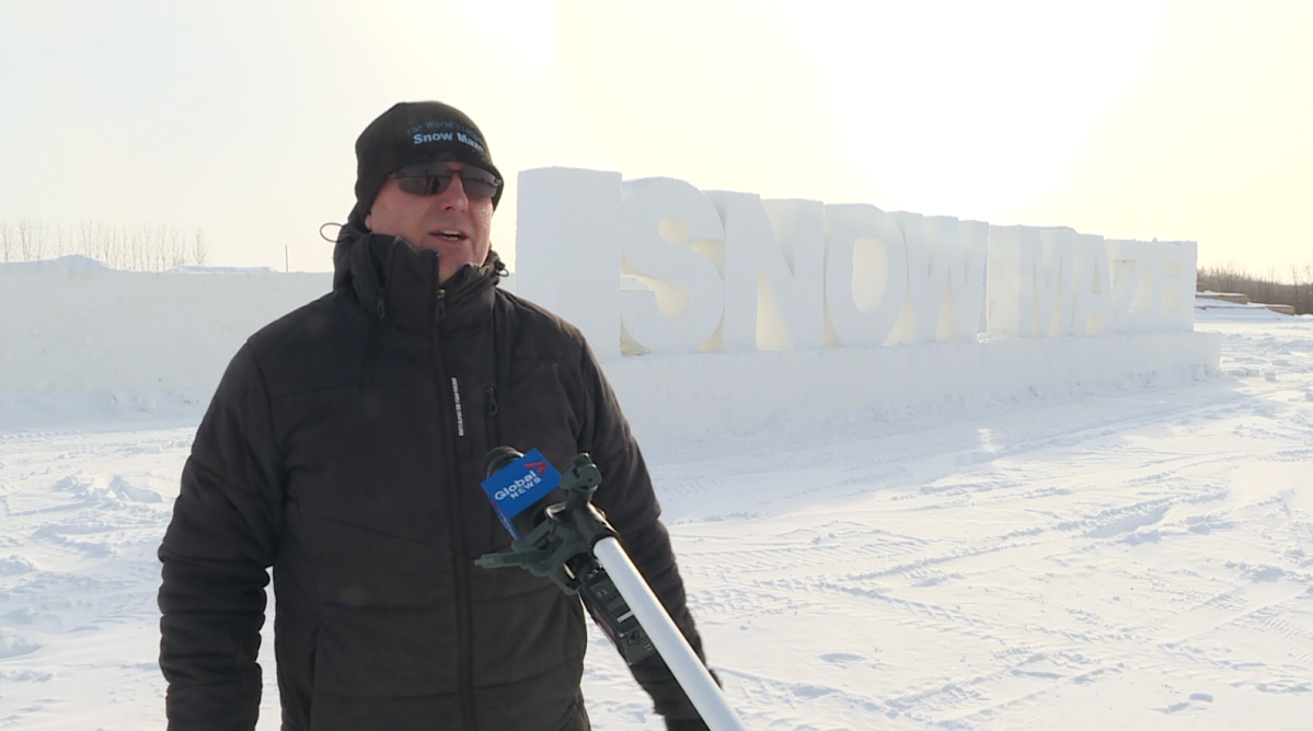 The designer and co-owner of ‘A Maze in Corn,’ Clint Masse.