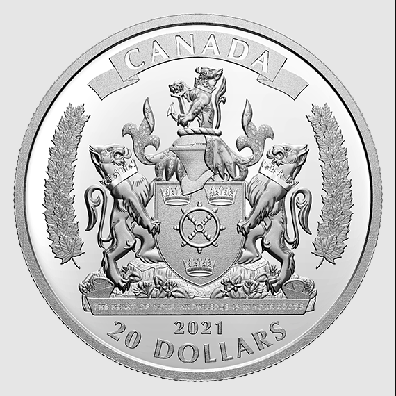 The new, $20 silver coin.