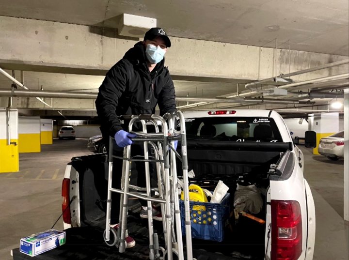 Alberta man steps up to help Red Cross get secondhand mobility aids to