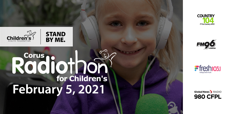 Global News Radio 980 CFPL, FM96, Country 104 and 103.1 Fresh Radio will share countless stories on Friday about the live-saving efforts of Children's Hospital.