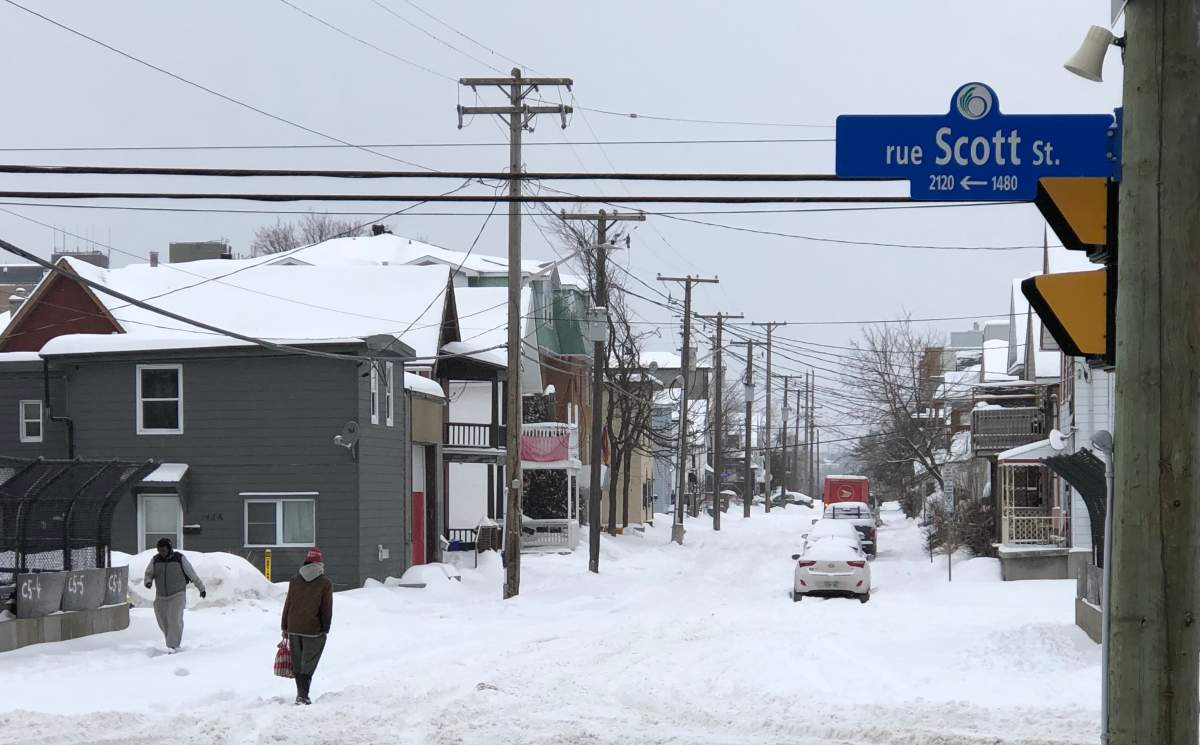 A heavy blanket of snow has made some Ottawa roads treacherous for motorists, police said Tuesday.