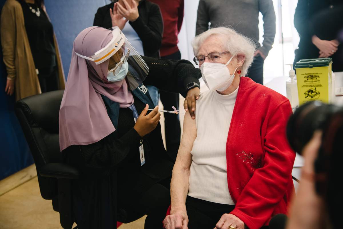 All COVID-19 vaccination appointments at community clinics in Ottawa have been taken up until April 7, according to the city.