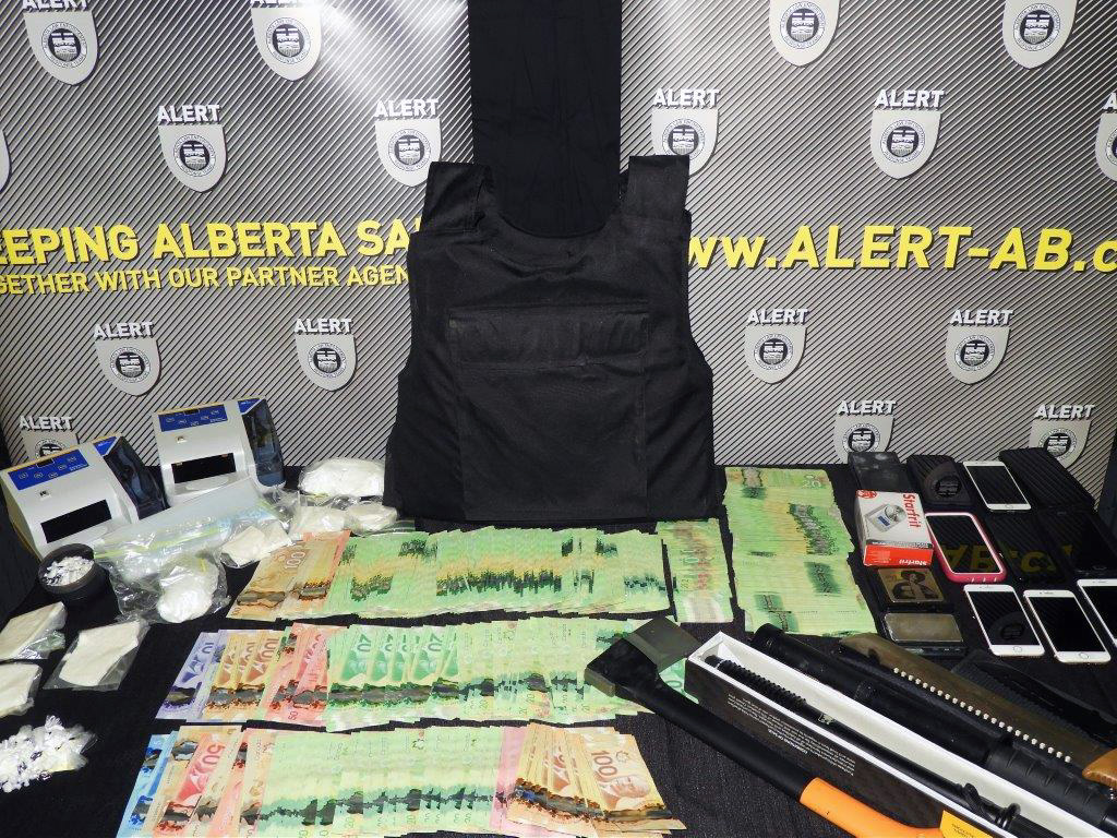 What ALERT seized in the Fort McMurray bust.