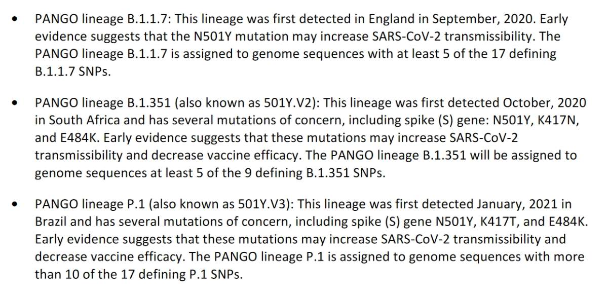 Information from Public Health Ontario’s latest epidemiological summary.