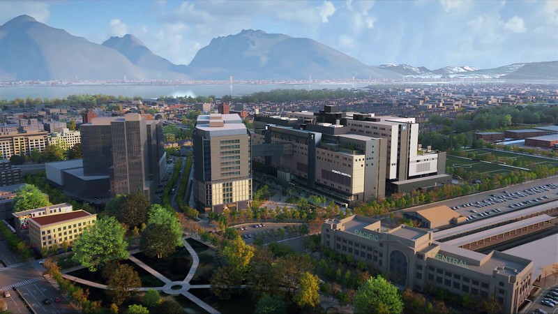 A rendering of what the new St. Paul's Hospital in Vancouver will look like.