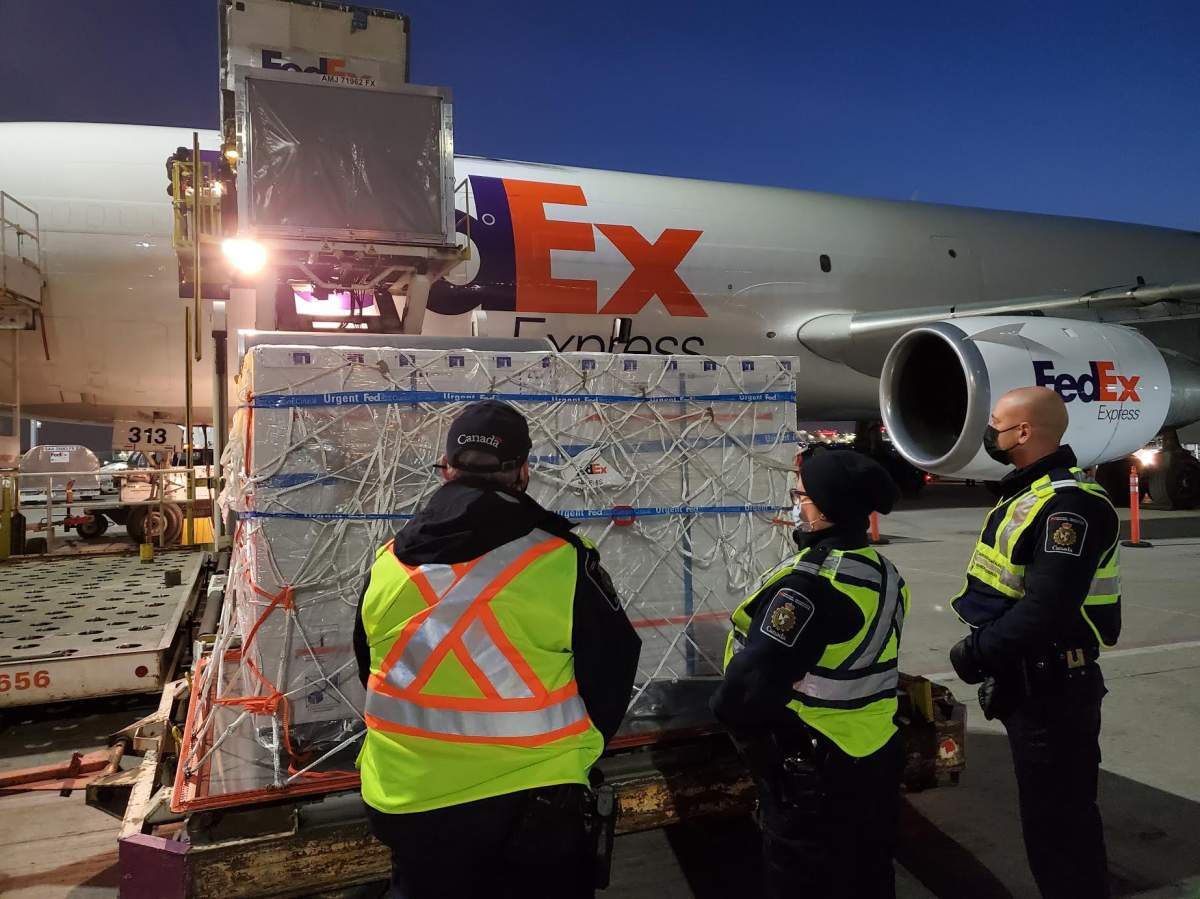 Shipments of the newly authorized AstraZeneca COVID-19 vaccine have arrived in Canada.