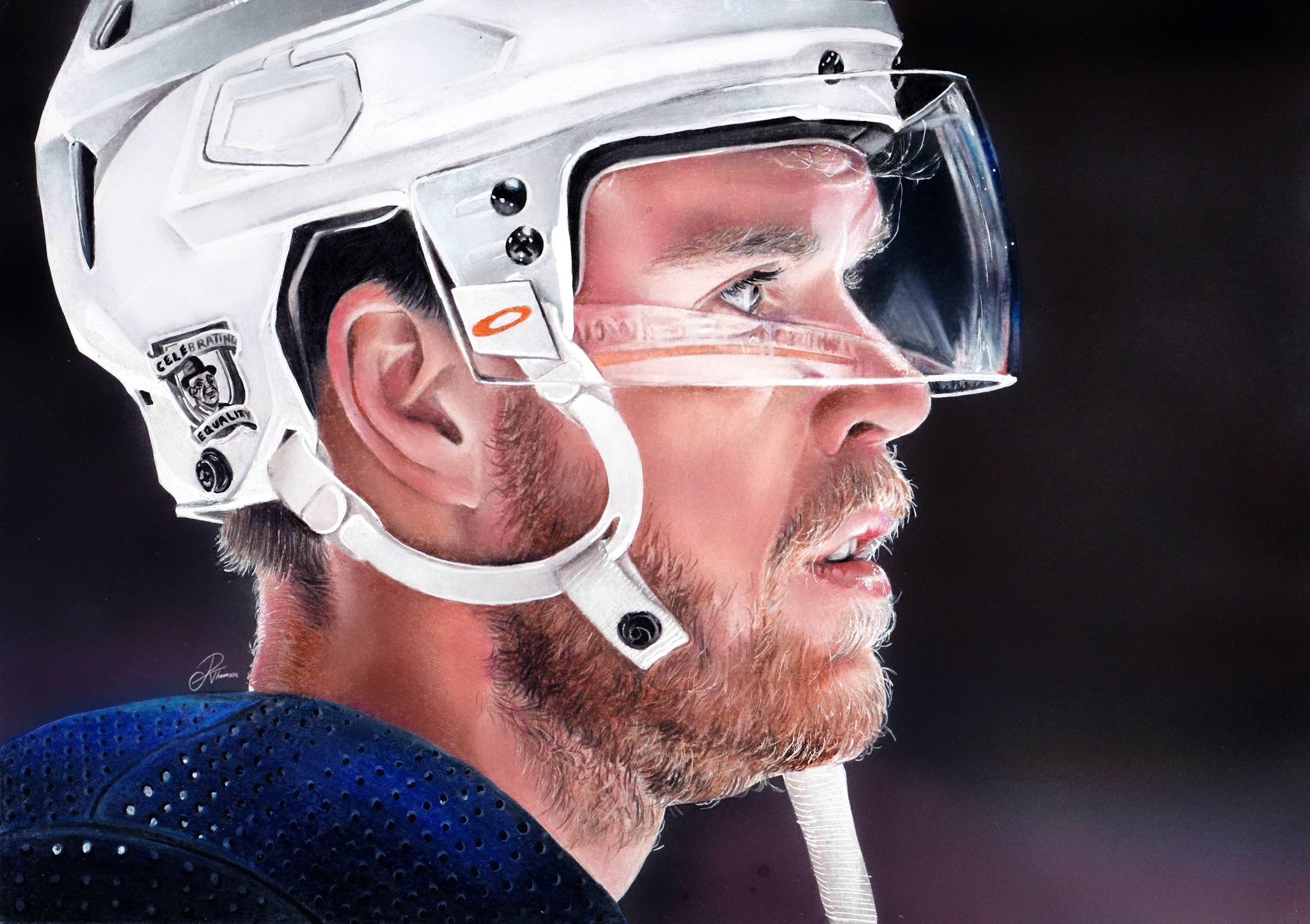 Colored Pencil Drawing of Cole Caufield : r/Habs