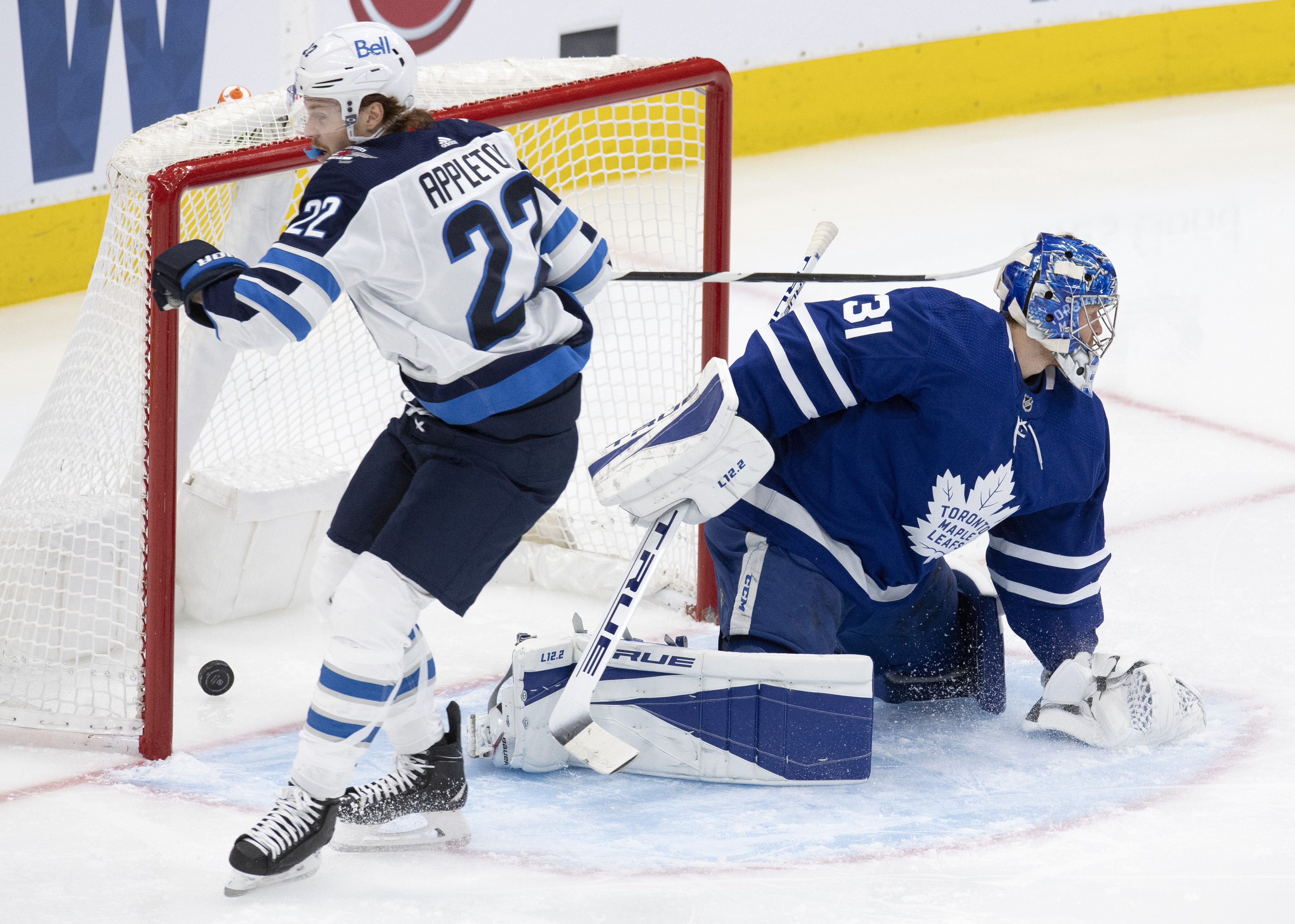 Winnipeg Jets' Adam Lowry out tonight against Toronto Maple Leafs