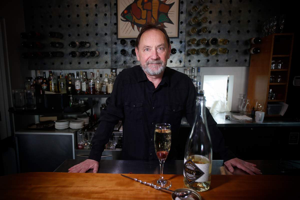 Scot McTaggart, the owner and operator of Fusion Grill, who said he'd have to "dig deep" to decide whether or not to stay in business if a third wave of COVID-19 prompts another lockdown, is photographed in his restaurant in Winnipeg on Wednesday, March 17, 2021.