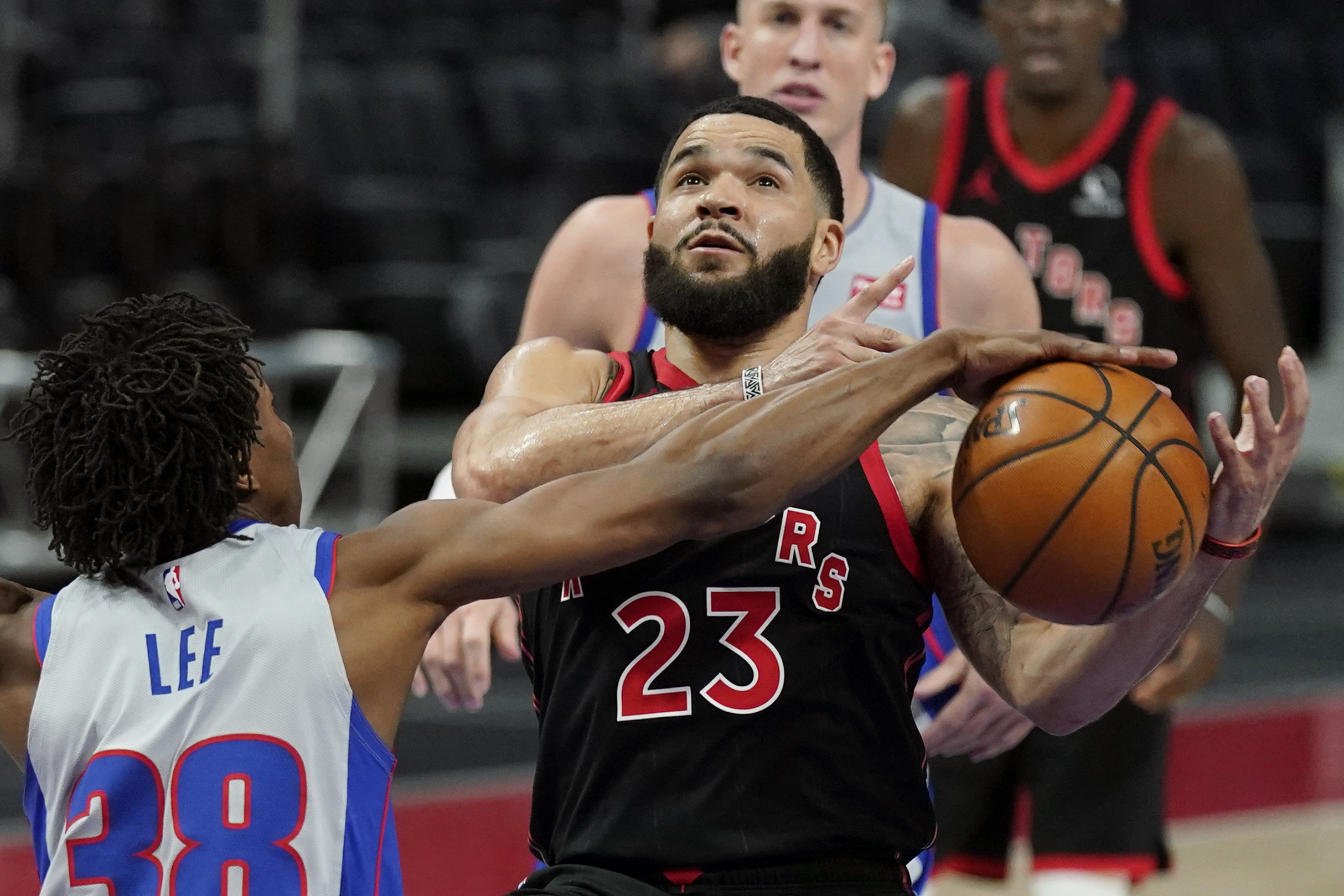 Rookies lead Detroit Pistons over Toronto Raptors 118-104