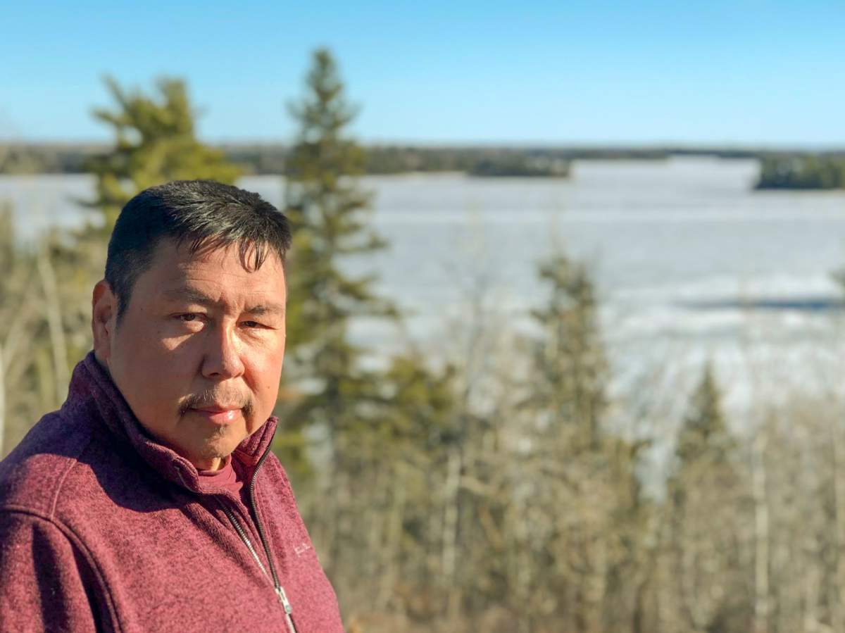 Gerald Lewis, chief of Iskatewizaagegan 39, also known as Shoal Lake 39, in northwestern Ontario.