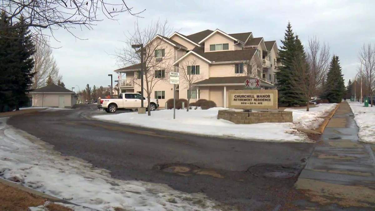 The Churchill Manor Retirement Residence in southeast Edmonton on Thursday, March 4, 2021.