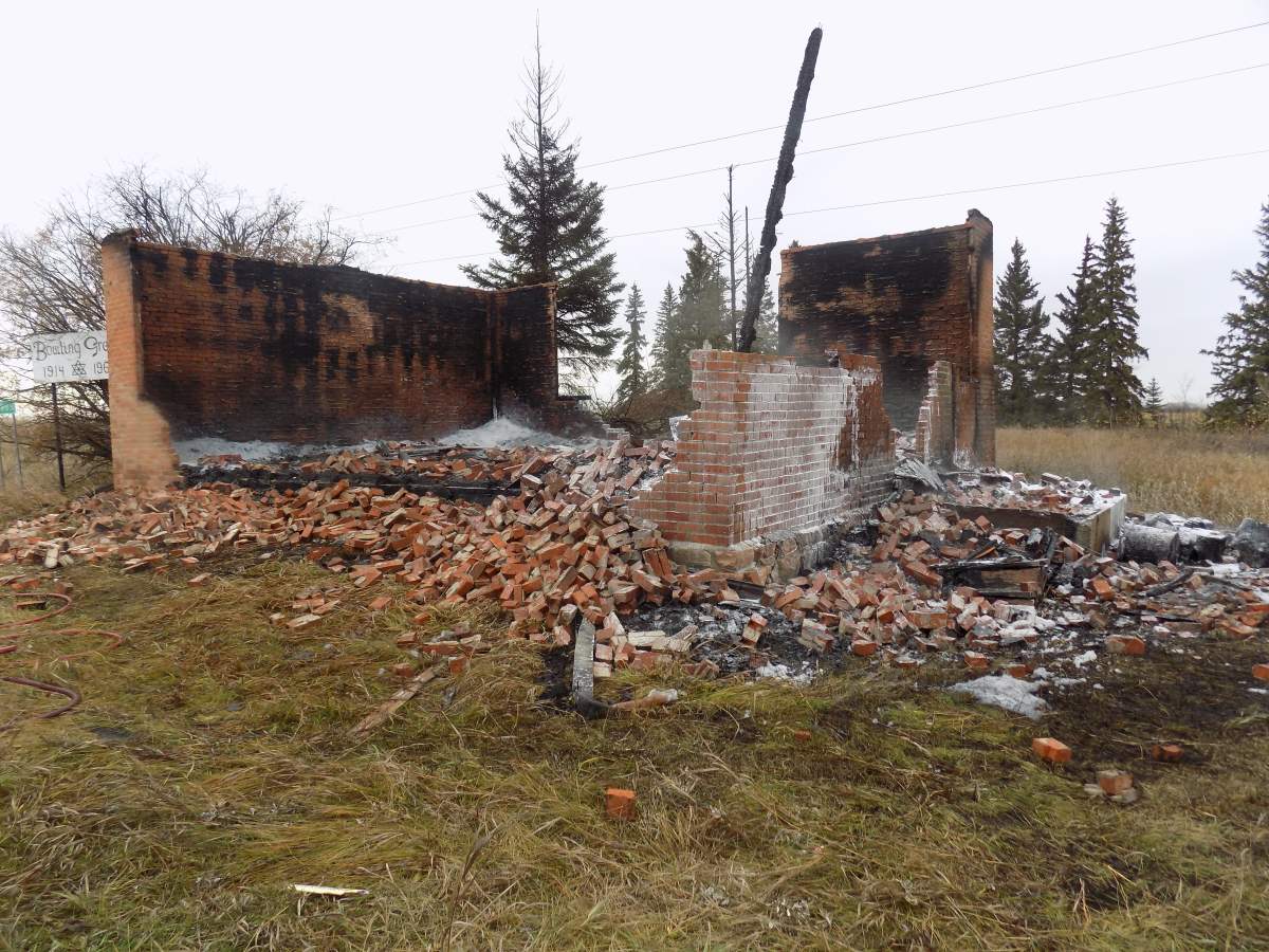 Mounties have charged a teen with arson in relation to a blaze that destroyed the Bowling Green School in Minburn, Alta., in 2019.