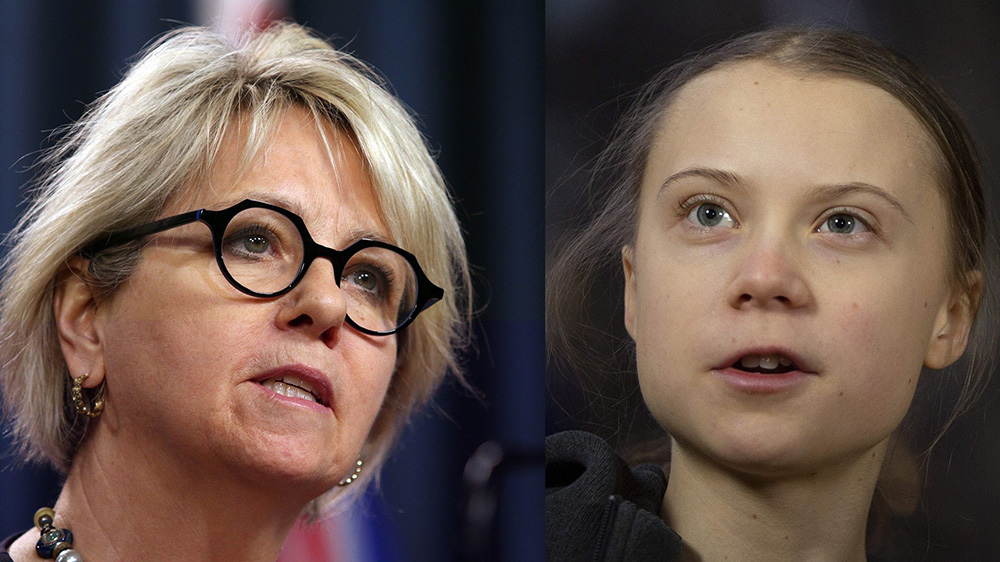 According to UBC, Dr. Bonnie Henry, left, will receive a doctor of science degree from UBC, while Greta Thunberg will receive doctor of laws degree from UBCO.