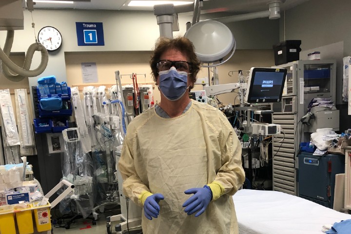 Finkler says he misses the personal connections with colleagues and patients.