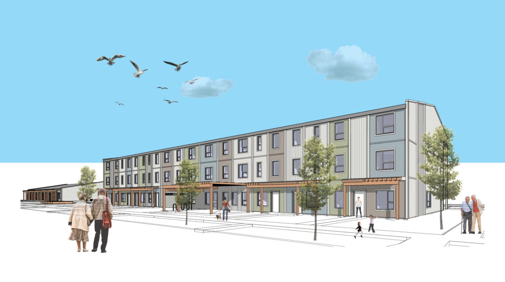 GEF Seniors Housing will replace a dozen aging duplexes with a new 37-unit, one and two-bedroom housing complex called Lauderdale Terrace.