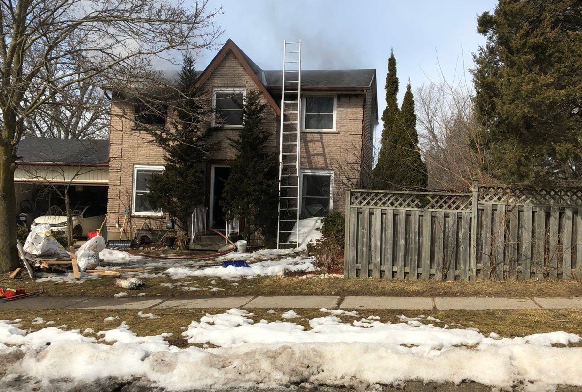 The Guelph Fire Department was called to a house fire in the city's south end. 