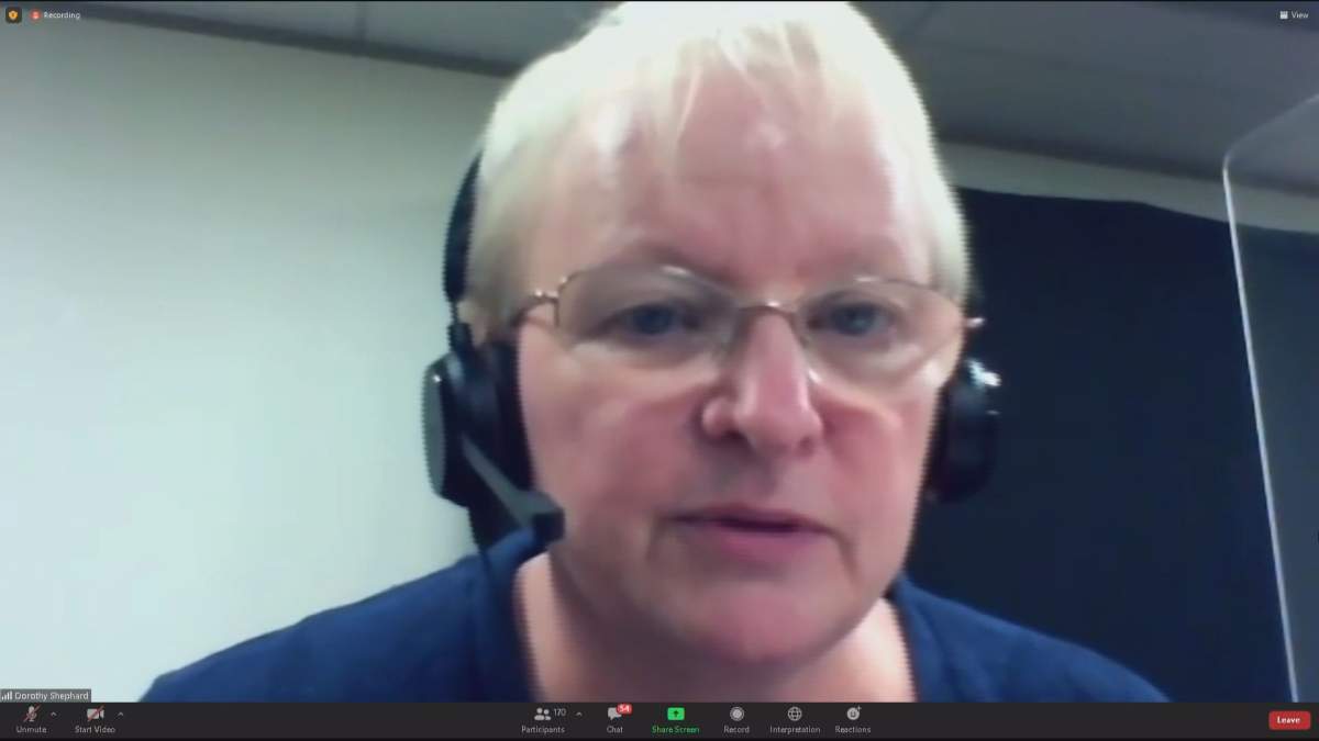 Health Minister Dorothy Shephard said the goal of these public consultations is to start "a dialogue about health-care in New Brunswick.".