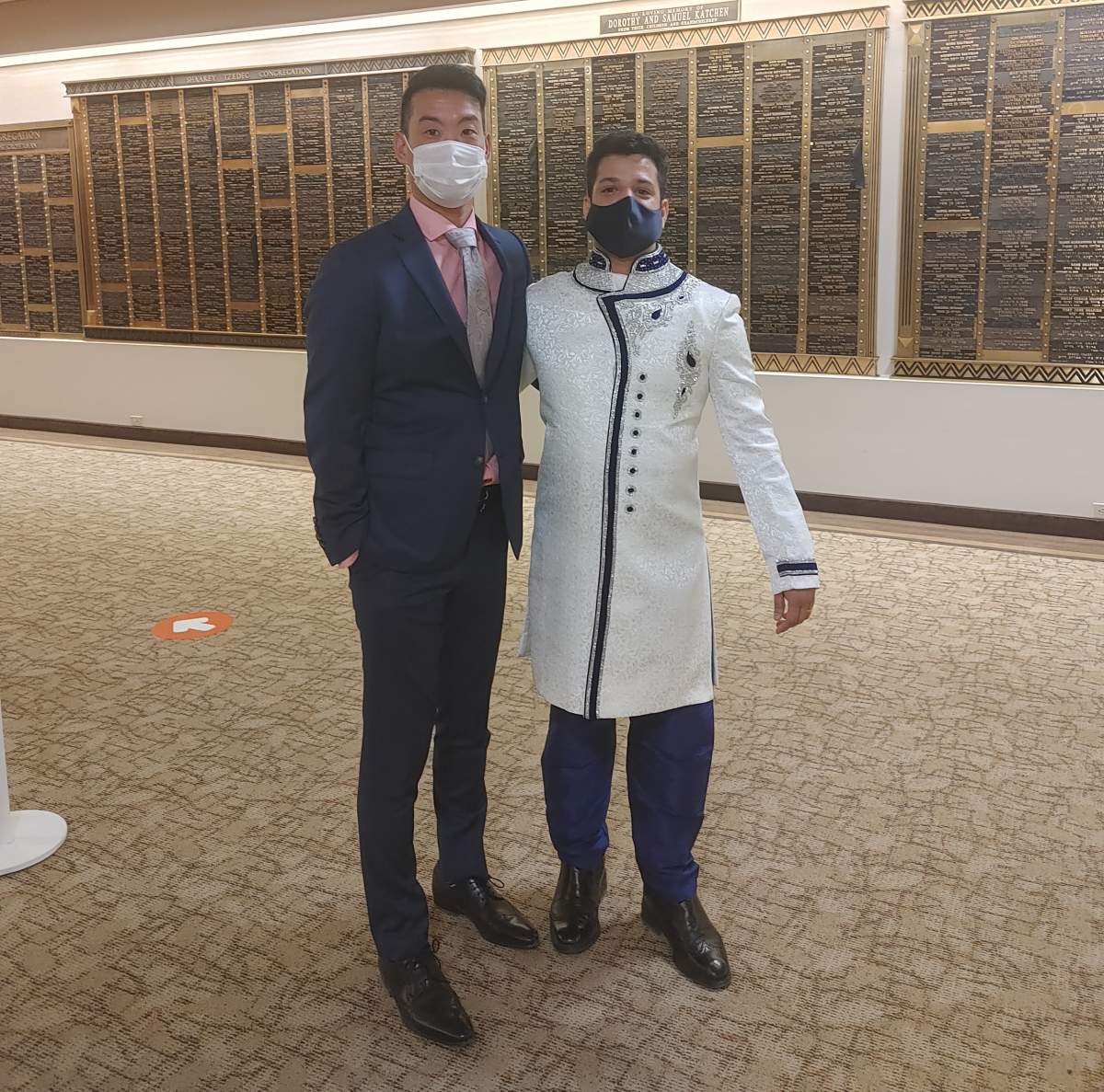 After over a decade of friendship, Penkar asked Luong to be the witness at his wedding.