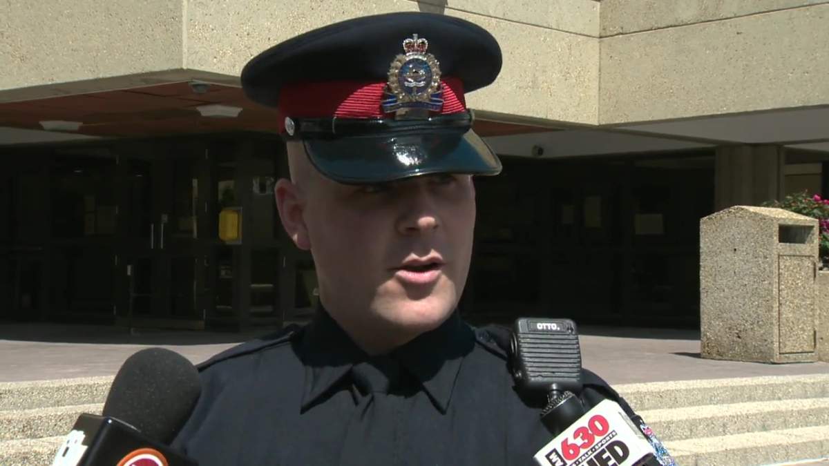 Edmonton Police Service member Const. Hunter Robinz. 