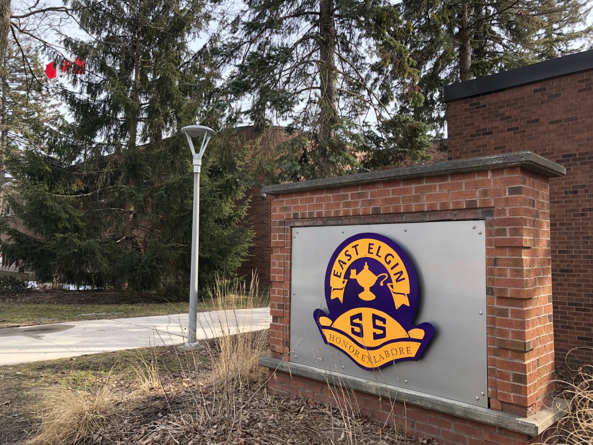 East Elgin Secondary School in Aylmer, Ont., served as one of two testing sites this week for the school board.