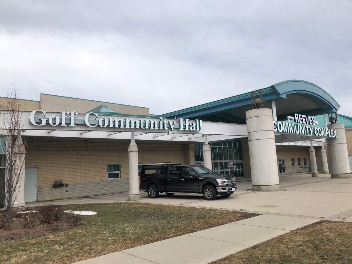 The Woodstock clinic has been set up inside Goff Hall, a facility with parking and wheelchair accessibility.