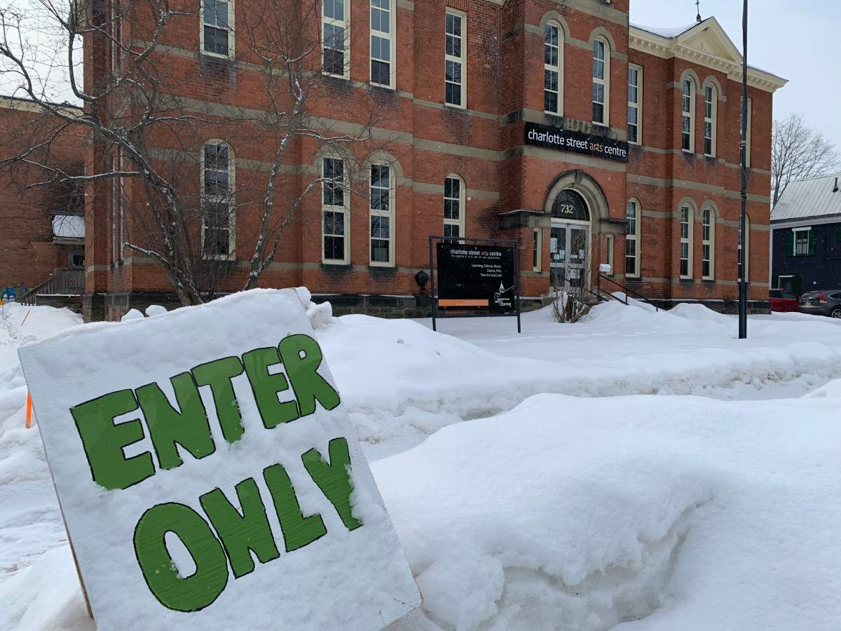 The Charlotte Street Art Centre in downtown Fredericton.