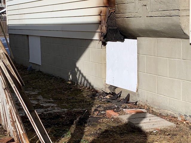 Edmonton firefighters were called to a house fire near 83 Street and 77 Avenue in the King Edward Park neighbourhood on Friday, March 12, 2021.
