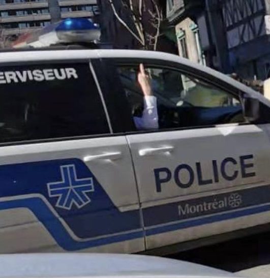 Several people, including advocate group the Chinese Family Services' of Greater Montreal, filed a complaint to the police department earlier this week for what they say was a hate gesture toward a vulnerable community.